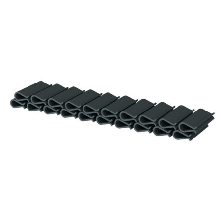 Tvoros Juosta Klipsai Basic Line 4.75 cm (RAL7016) - 20 vnt